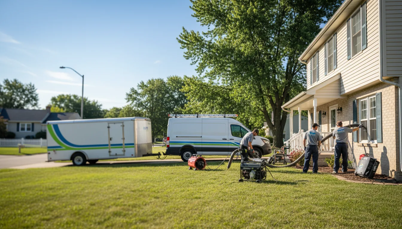 Flooded Basement Restoration And Cleanup With Repair in Marquette, NE near me
